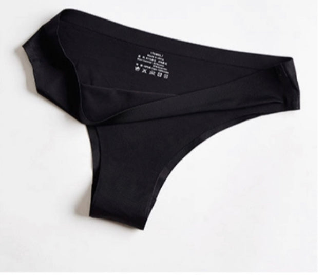 Xibing Women's Ice Silk Seamless Bikini Panties 10 Pack | Breathable &  Invisible Hipster Underwear